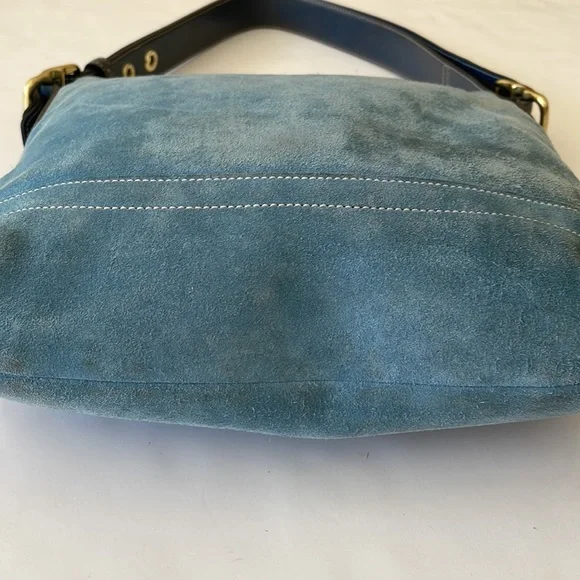 Coach Suede Tassel Duffle Bag - Picture 11 of 16
